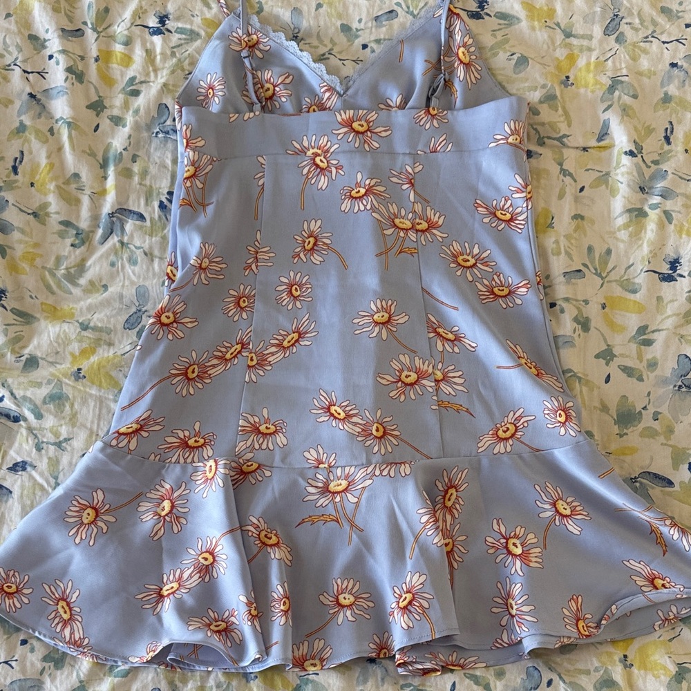 Urban Outfitters blue daisy dress
